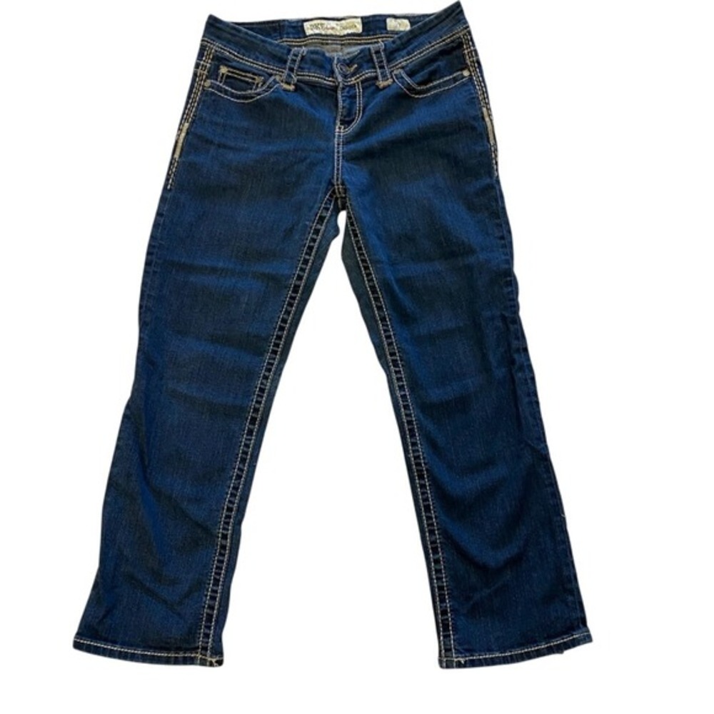 BKE Dakota Size 27 Straight Leg Cropped Capri Dark Wash Size‎ 27